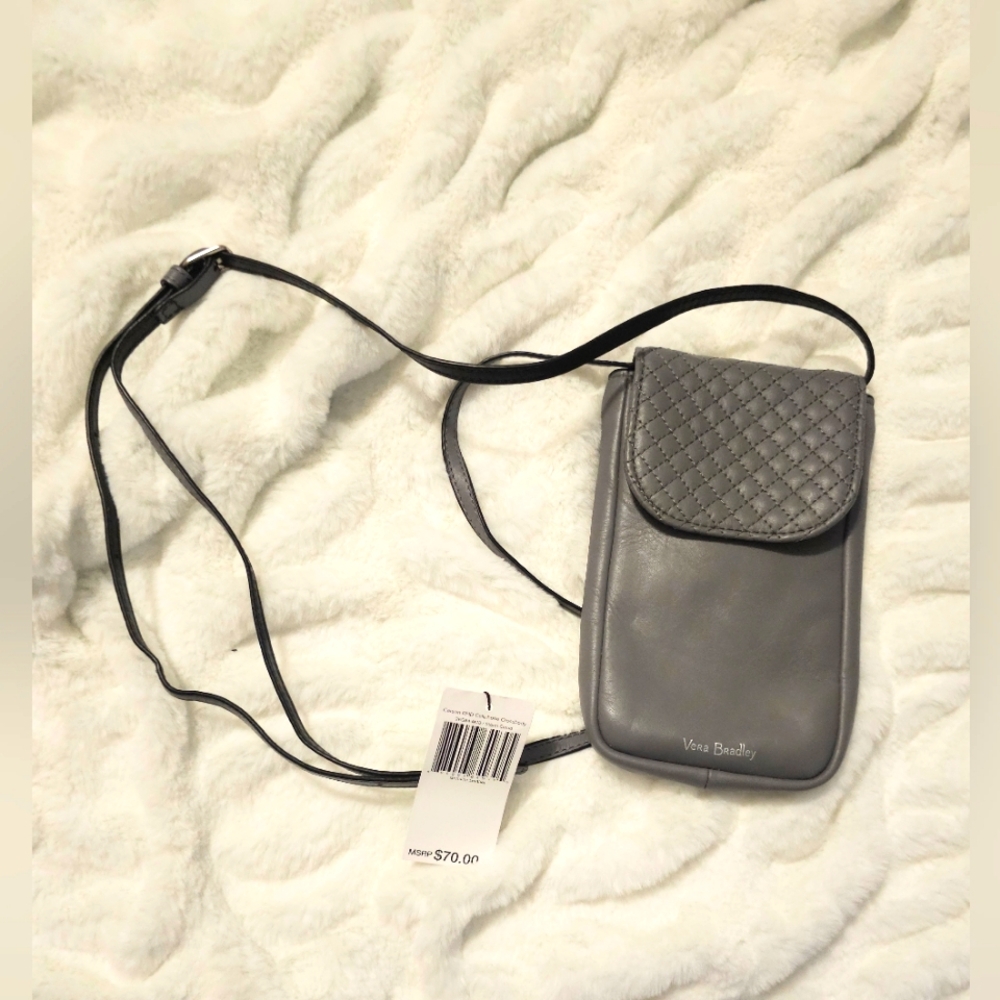 NWT Vera Bradley Carson RFID Cellphone Crossbody Bag